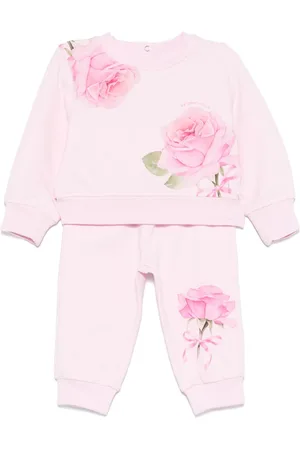 MONNALISA Traje deportivo con rosas estampadas