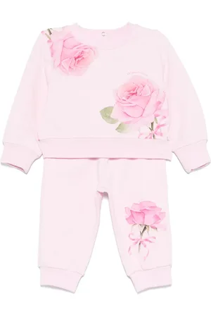 MONNALISA Traje deportivo con rosas estampadas