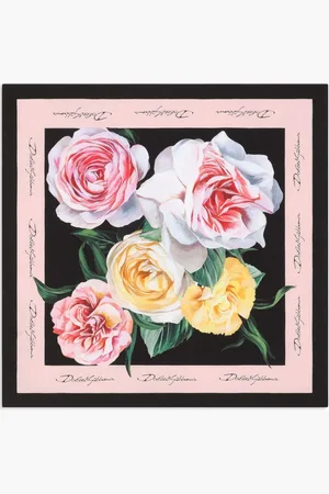 Dolce & Gabbana Mascada con estampado floral