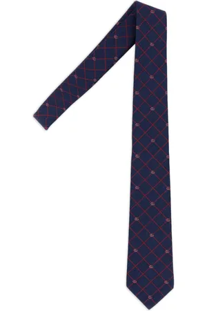 Gucci Corbata con motivo Interlocking G