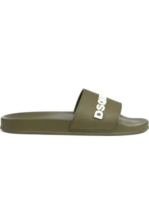 Dsquared2 Flip flops con logo en relieve