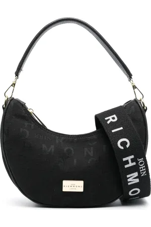 John Richmond Bolsa de hombro con monograma en jacquard
