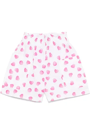 MONNALISA Shorts con corazones estampados