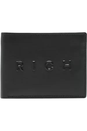 John Richmond Cartera con logo en relieve