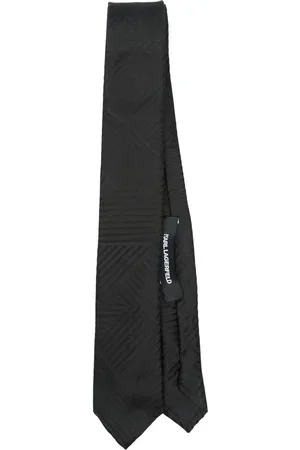 Karl Lagerfeld Corbata con motivo en jacquard