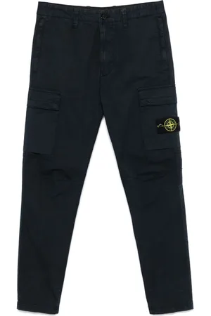 Stone Island Pantalones con distintivo Compass