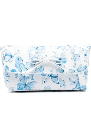 MONNALISA Bolsa de hombro con mariposas estampadas