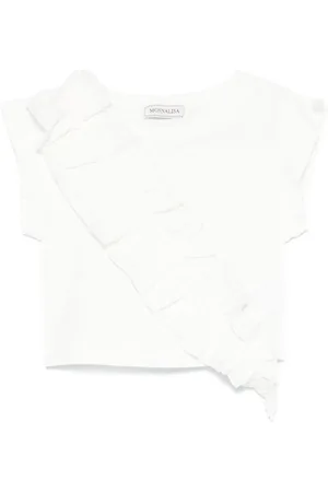 MONNALISA Playera con volantes