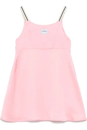 Palm Angels Vestido con parche del logo