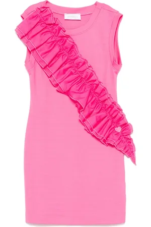 MONNALISA Vestido con detalle de volantes