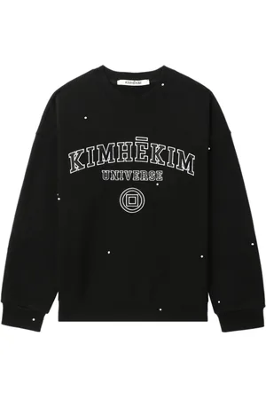 KIMHEKIM Sudadera con detalles de perla