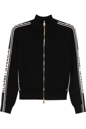 Elisabetta Franchi Sudadera con franja del logo