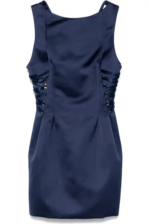Elisabetta Franchi Vestido corto con efecto satinado