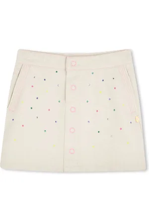 Billieblush Falda cruzada con detalles de strass