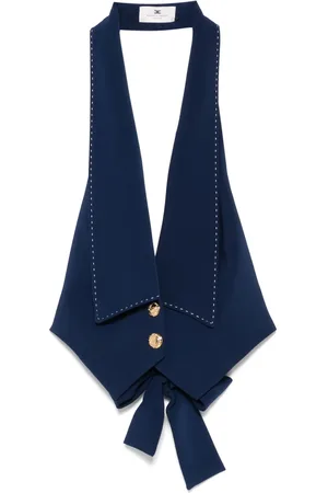 Elisabetta Franchi Chaleco con cuello en V