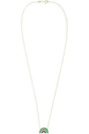 Aliita Collar Arcoiris en oro amarillo de 9kt con turquesa