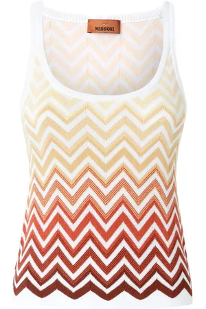 Missoni Chaleco entretejido en zigzag