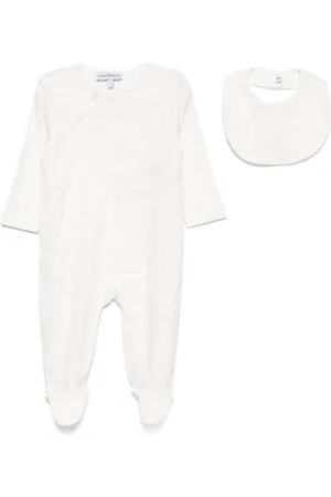 Emporio Armani Set de mameluco con logo estampado