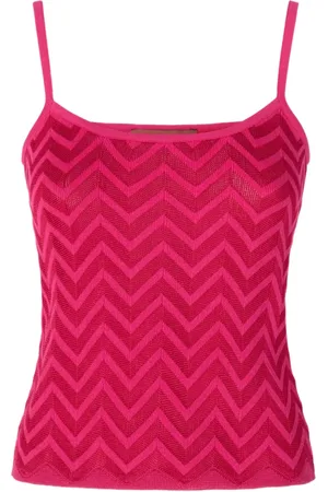 Missoni Chaleco entretejido en zigzag