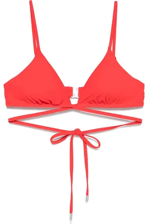 Simkhai Top de bikini estilo triángulo