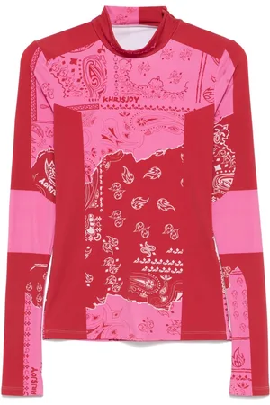 Khrisjoy Playera con estampado de bandana