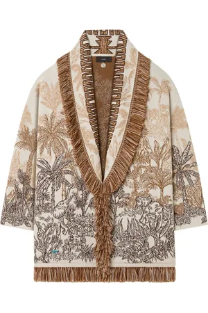 Alanui Cárdigan Jungle Toile de Jouy