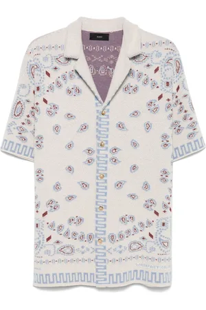 Alanui Camisa con estampado de bandana
