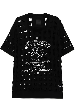 Givenchy Playera con detalle de aberturas
