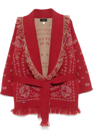 Alanui Cárdigan con motivo de bandana en jacquard