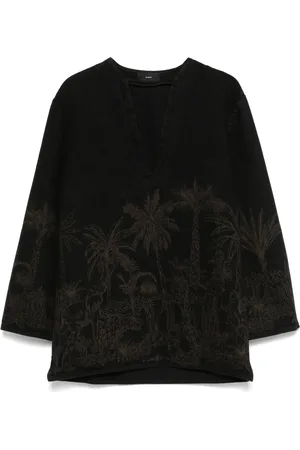 Alanui Blusa Jungle Toile de Jouy