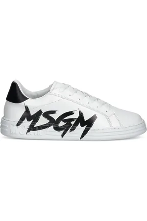 Msgm Tenis con logo estampado