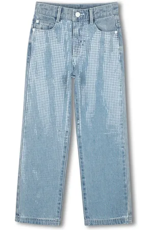 DKNY Jeans bordados con lentejuelas