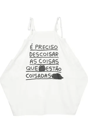 Uma Raquel Davidowicz Vestido con eslogan estampado