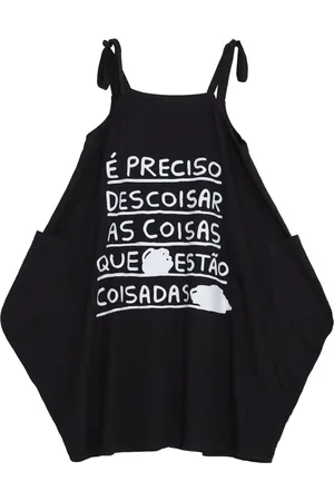 Uma Raquel Davidowicz Vestido con eslogan estampado
