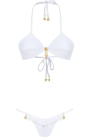 AMIR SLAMA Bikini Jade con dijes de estrella de mar de x Jade