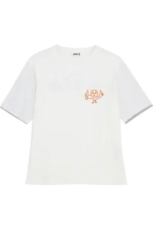 Uma Raquel Davidowicz Playera con eslogan estampado