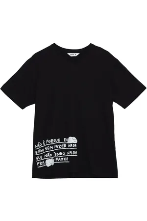 Uma Raquel Davidowicz Playera con eslogan estampado