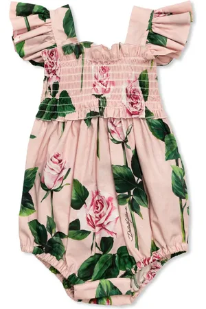 Dolce & Gabbana Body con rosas estampadas