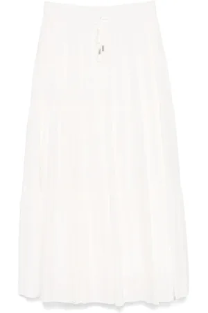 Simkhai Falda midi con capas escalonadas