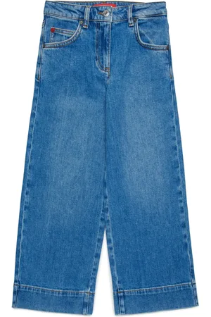 MAX&Co. Kids Jeans capri con diseño ancho