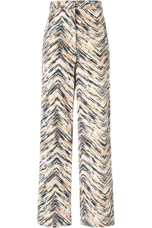 Missoni Pantalones palazzo con motivo en zigzag