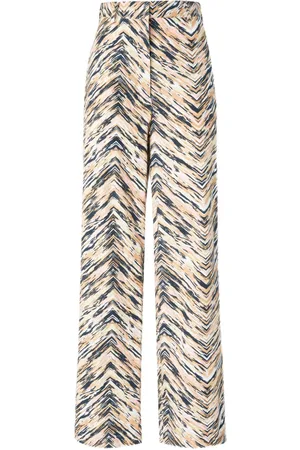 Missoni Pantalones palazzo con motivo en zigzag