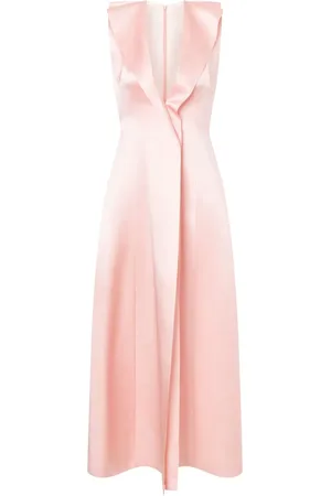 Serafini Vestido midi de satén