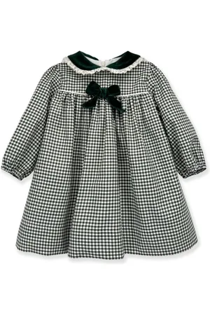 LA STUPENDERIA Vestido a cuadros gingham