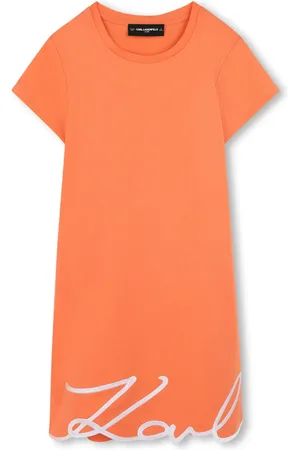 Karl Lagerfeld Vestido con logo bordado