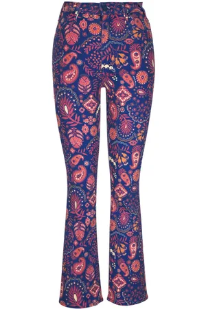 Mother Jeans con estampado de cachemira