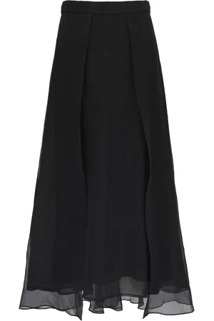 Brunello Cucinelli Falda larga de seda