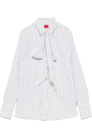 HUGO BOSS Camisa con detalle de moño