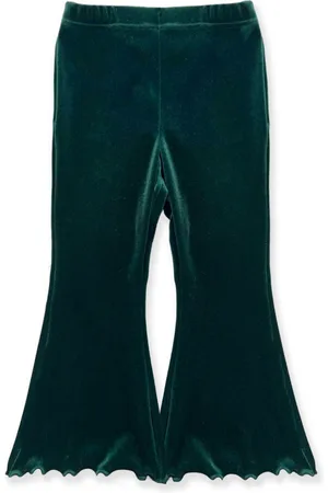 LA STUPENDERIA Pantalones acampanados de velour