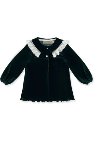 LA STUPENDERIA Playera tipo polo de velour